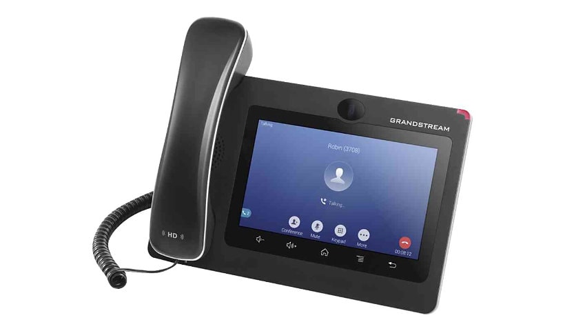 Grandstream GXV3370 - IP video phone - with digital camera, Bluetooth interface - 7-way call capability