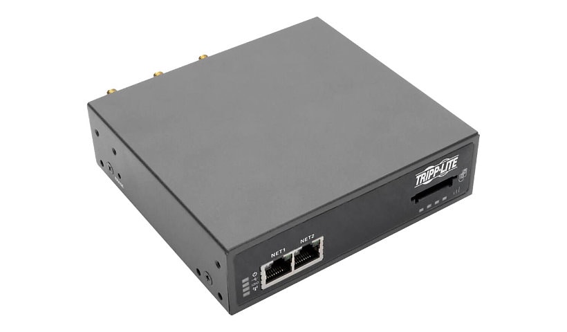 Tripp Lite 4-Port Console Server Cellular Gateway Dual GB NIC & SIM, 4G LTE - console server - TAA Compliant
