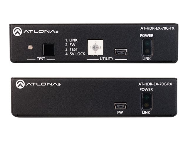 Atlona AT-HDR-EX-70C-KIT (Transmitter & Receiver Units) - video/audio/infra