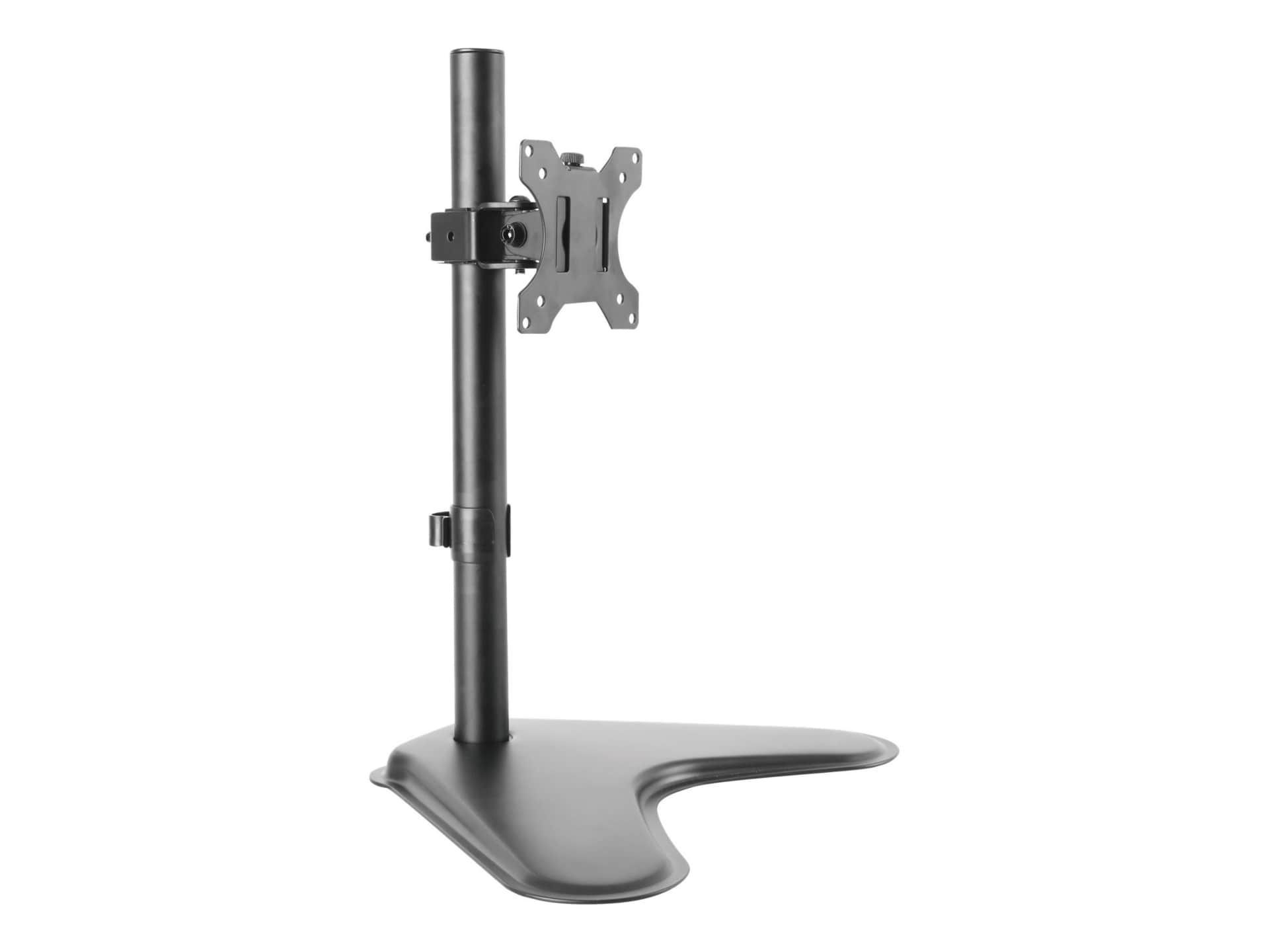 Ergotech Single Monitor Desk Stand with VESA Plate - Black