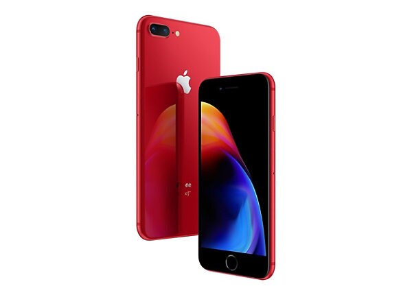 Apple iPhone 8 Plus - (PRODUCT) RED Special Edition - matte red - 4G LTE, LTE Advanced - 64 GB - GSM - smartphone
