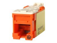 Ortronics Clarity Category 6A High Density Jack - Orange