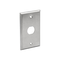 Tripp Lite RJ45 Bulkhead Wall Plate 1 Cutout Industrial Metal Single Gang TAA - faceplate - TAA Compliant