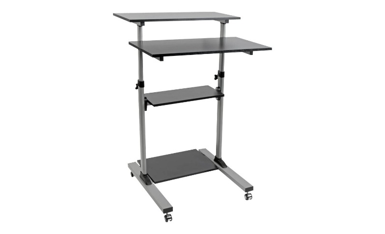Tripp Lite Rolling Standing Desk Workstation Height Adjustable