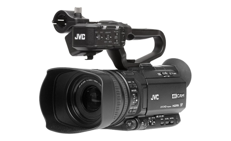 slinger Eekhoorn Bemiddelaar JVC Ultra HD 4K Compact Handheld Camcorder with HD-SDI - GY-HM180U - Video  Cameras - CDW.com