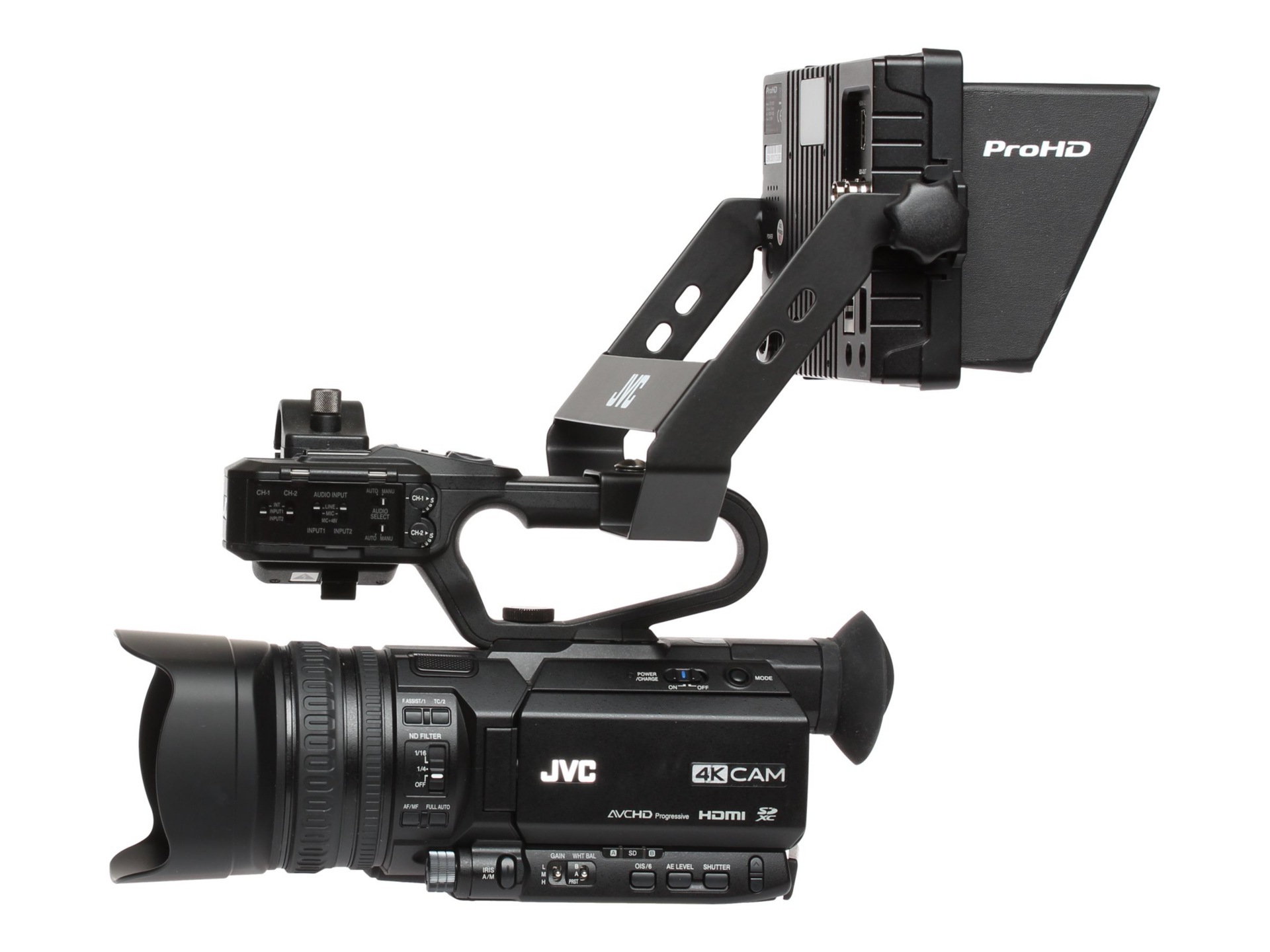 Thumbnail 4 of 5 for JVC Ultra HD 4K Compact Handheld Camcorder with HD-SDI