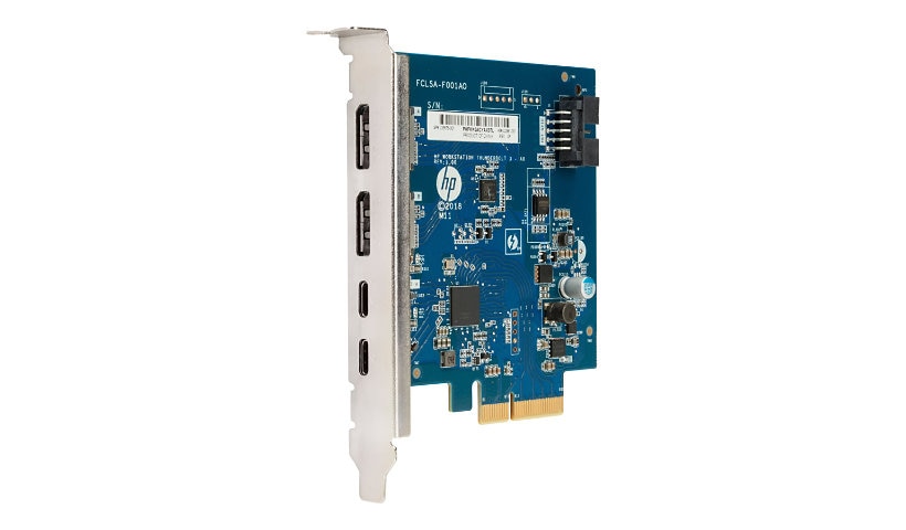 HP Dual Port Add-in-Card - adaptateur Thunderbolt - PCIe - Thunderbolt 3 x 2