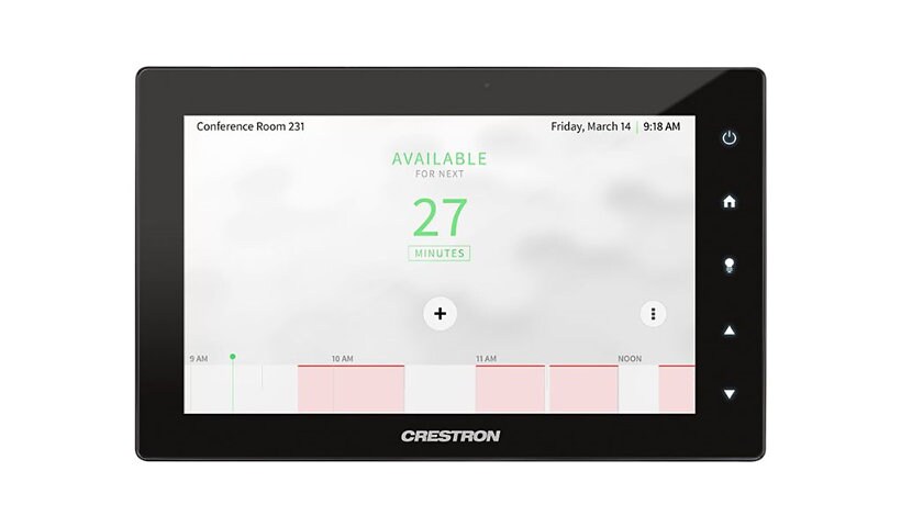 Crestron Room Scheduling Touch Screen TSS-7-B-S - room manager