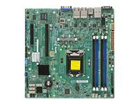 SUPERMICRO X10SLM+-LN4F - motherboard - micro ATX - LGA1150 Socket - C224