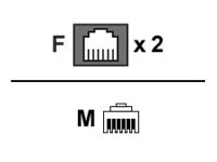 NCR - cash drawer cable - RJ-11 (6 pin) to RJ-11 (6 pin) - 3 ft
