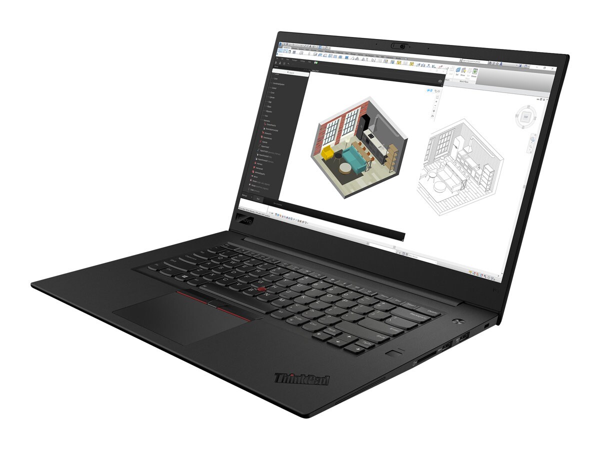 Lenovo ThinkPad P1 - 15.6" - Xeon E-2176M - 8 GB RAM - 256 GB SSD - Canadian French