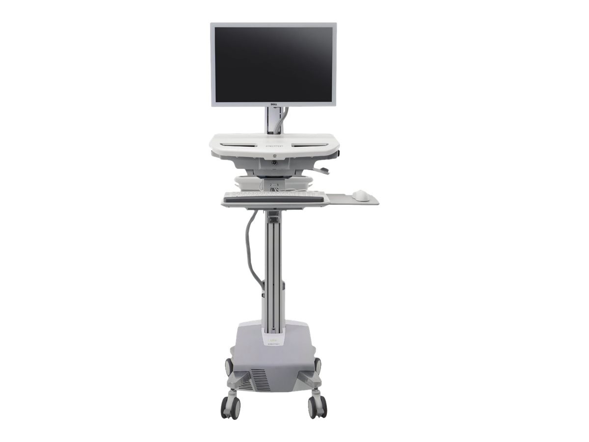 Thumbnail 2 of 6 for Ergotron StyleView Cart with LCD Pivot, LiFe Powered cart - open architecture - for LCD display / keyboard / mouse / CPU