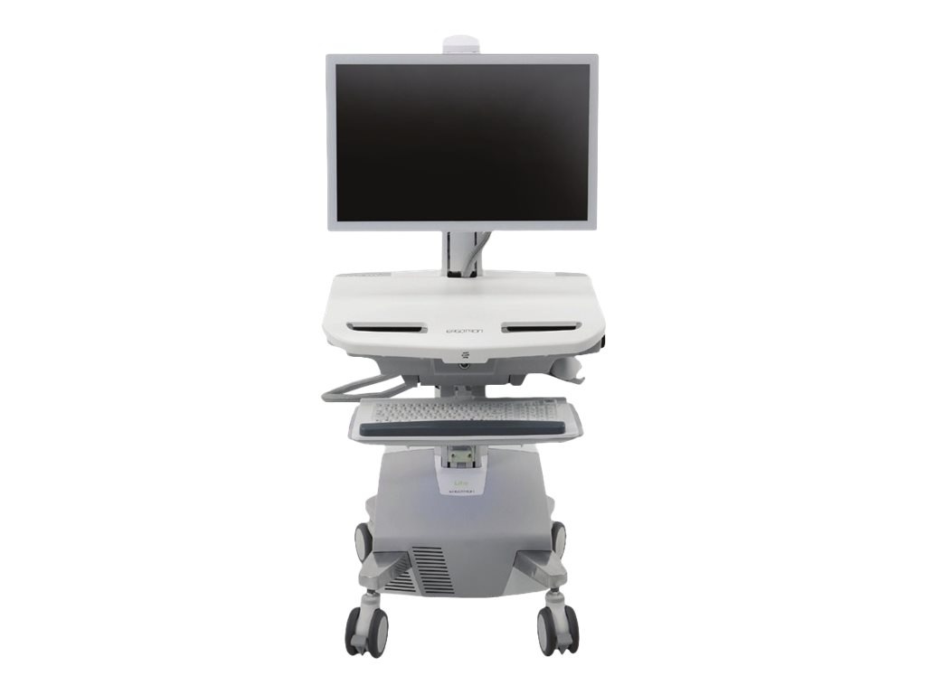 Thumbnail 3 of 6 for Ergotron StyleView Cart with LCD Pivot, LiFe Powered cart - open architecture - for LCD display / keyboard / mouse / CPU