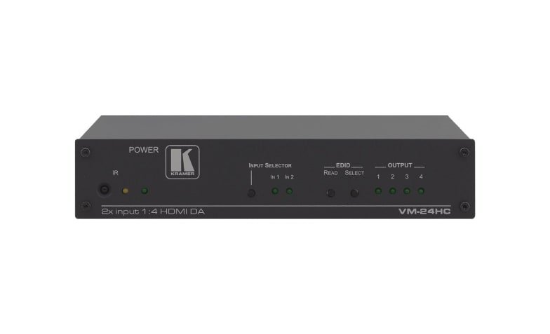Kramer VM-24HC 2x1:4 HDMI & Distribution s - 10-71007090 - Audio Equipment - CDW.com