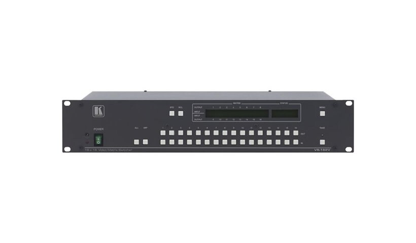 Kramer VS-162V 16x16 Composite Video Matrix Switcher - video switch - rack-