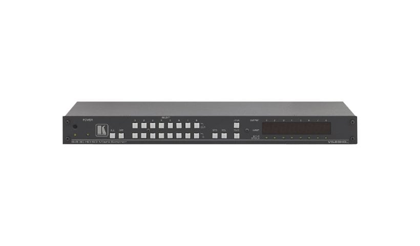 Kramer VS-88HDxl 8x8 3G HD-SDI Matrix Switcher - video switch - rack-mounta