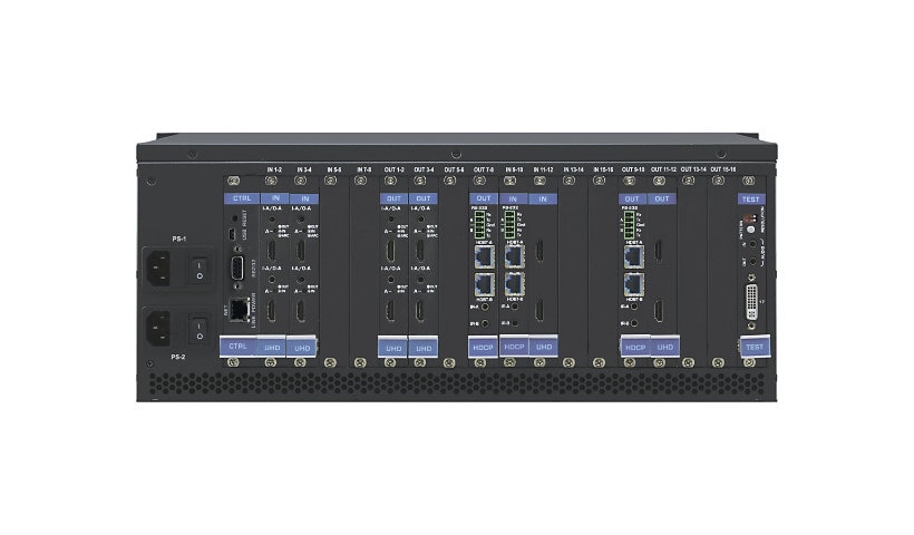 Kramer VS-1616DN-EM 2x2 to 16x16 Modular 4K60 4:2:0 Multi-Format Managed Di