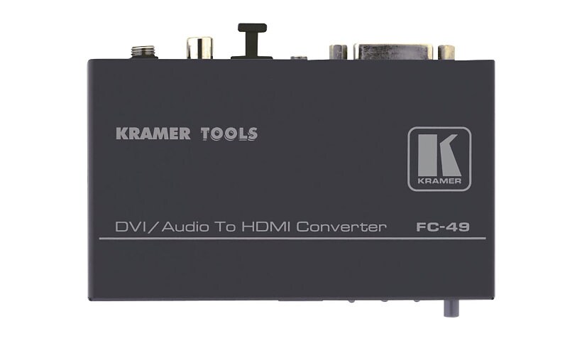 Kramer TOOLS FC-49 DVI & Audio to HDMI Format Converter & Audio Embedder -