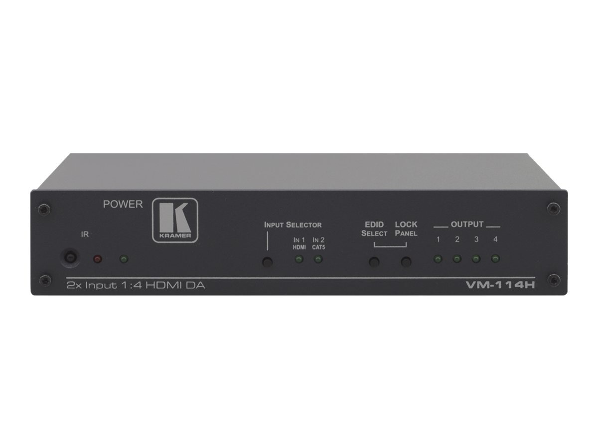 Kramer VM-114H 2x1:4 HDMI/Twisted Pair Switcher & HDMI Distribution Amplifi
