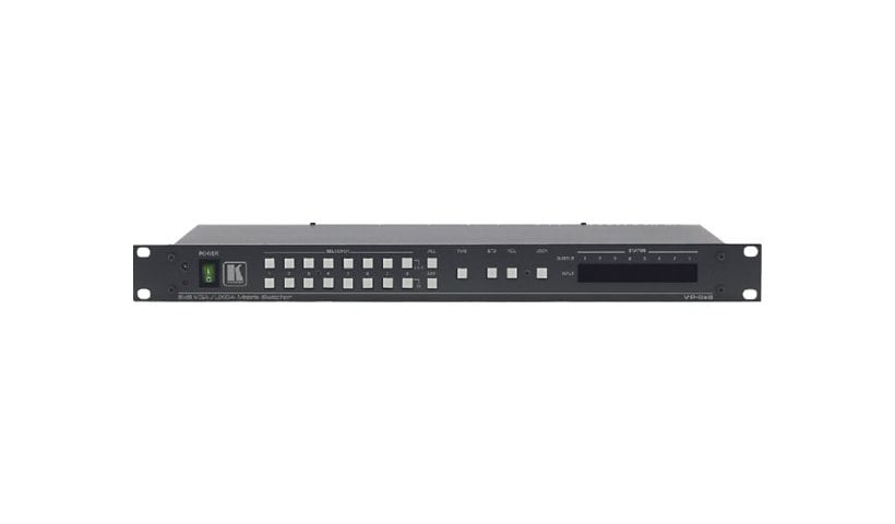 Kramer VP-8X8 - video switch - 8 ports - rack-mountable