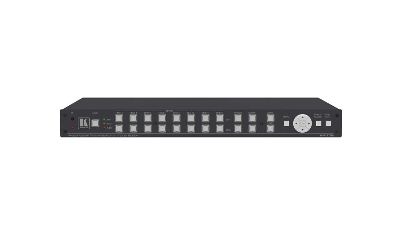 Kramer ProScale VP-778 video scaler / switcher / audio ambedder/disembedder / audio power amplifier