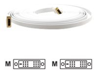 Kramer C-DM/DM/FLAT(W) Series C-DM/DM/FLAT(W)-50 - DVI cable - 50 ft