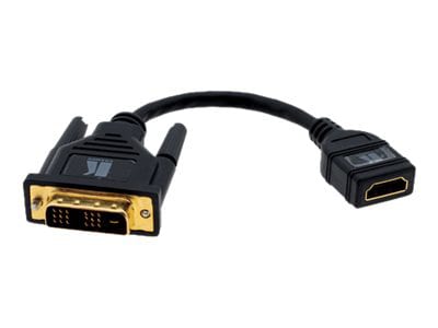 Kramer ADC-DM/HF - adapter - HDMI / DVI - 1 ft