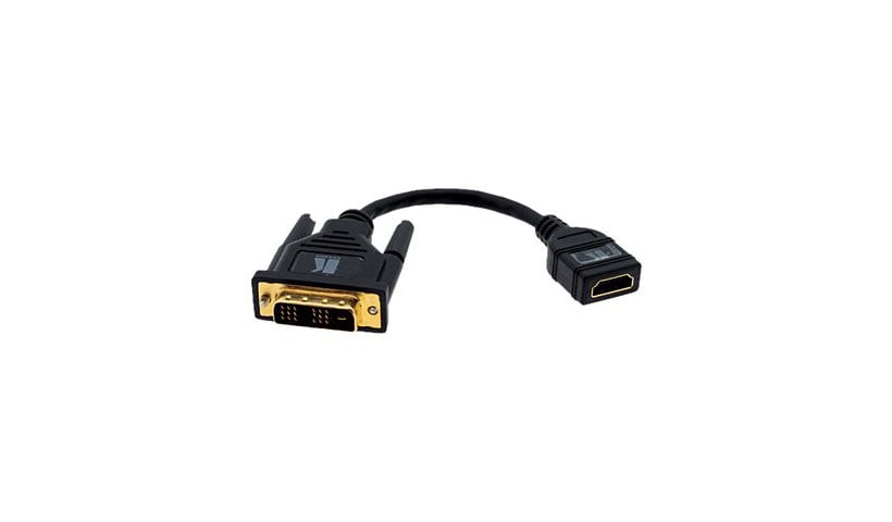 Kramer ADC-DM/HF - adapter - HDMI / DVI - 1 ft