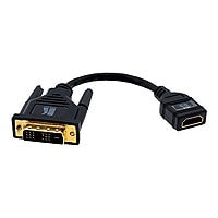 Kramer ADC-DM/HF - adapter - HDMI / DVI - 1 ft