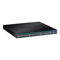 TRENDnet TPE 5240WS - switch - 52 ports - smart - rack-mountable - TAA Compliant