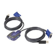 IOGEAR MiniView Micro 2-port USB KVM