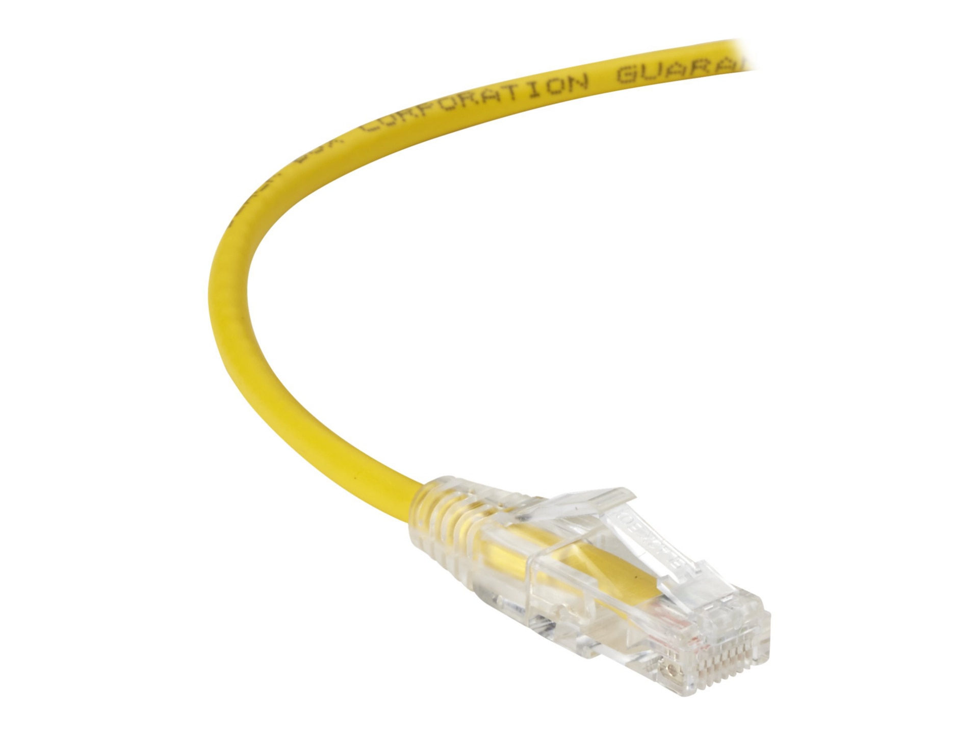Black Box Slim-Net patch cable - 15 ft - yellow