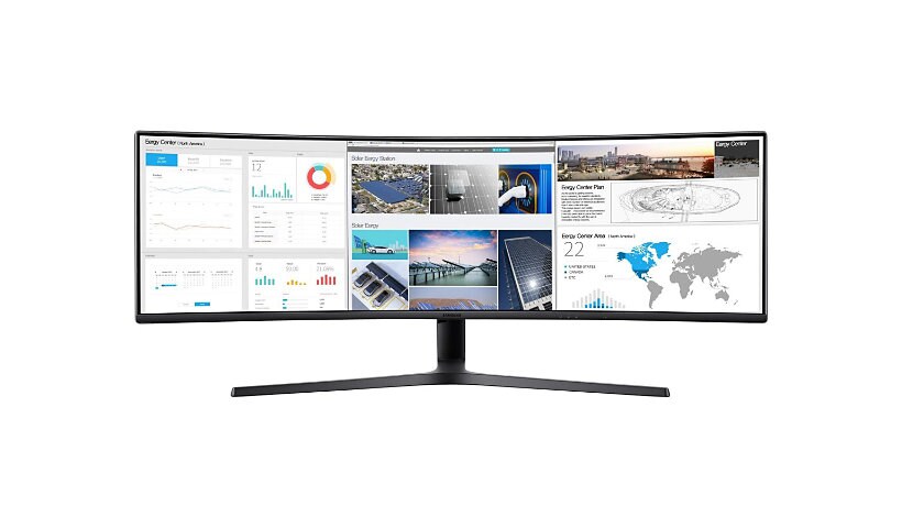 Samsung C43J890DKN - CJ89 Series - LED monitor - curved - 43.4"