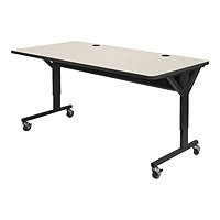 Balt Brawny 6030 Training and Conference Table with Whiteboard Top - Black