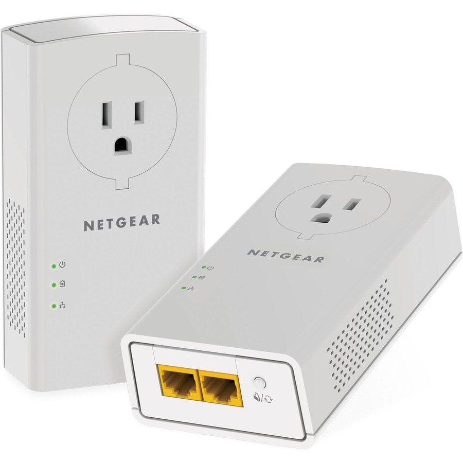 NETGEAR Powerline 2000 + Extra Outlet, PLP2000 - PLP2000-100PAS - Wireless  Adapters 