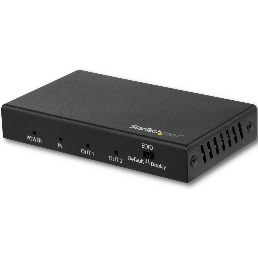 StarTech.com HDMI Splitter - 2-Port - 4K 60Hz - HDMI Splitter 1 In 2 Out -