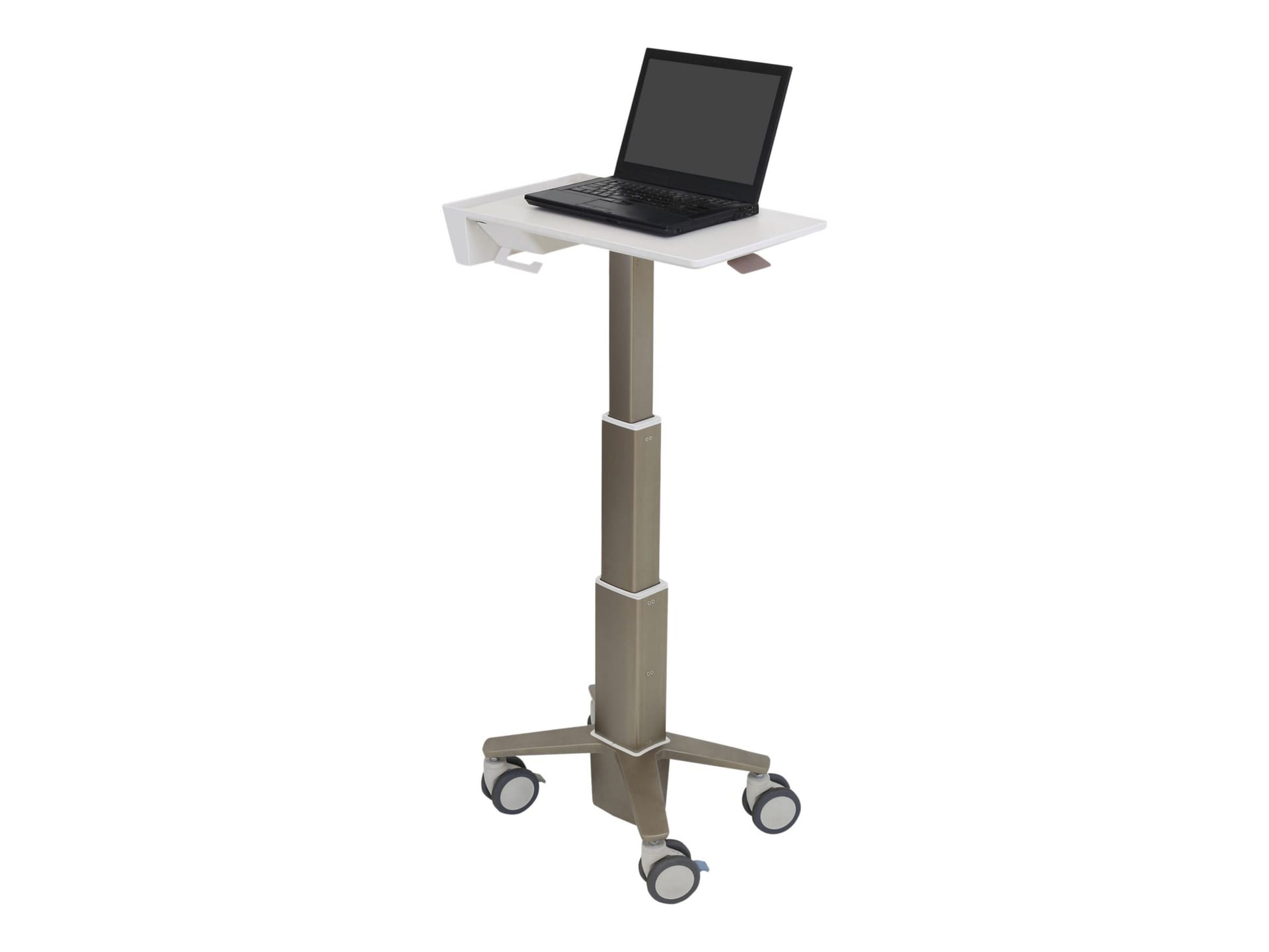 Ergotron CareFit cart - Slim - for notebook - white, warm gray