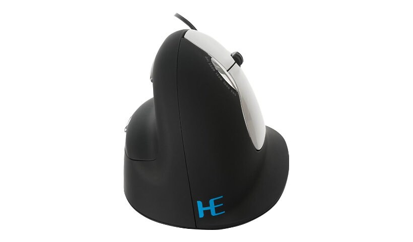 R-Go HE Mouse Souris ergonomique, Grand (au-dessus 185mm), droitier, filaire - souris verticale - USB - noir