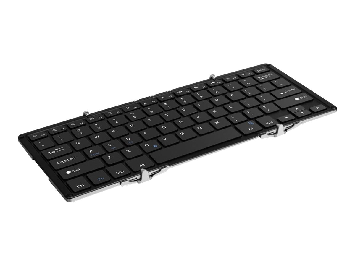 Aluratek Portable Ultra Slim Tri-Fold Bluetooth Keyboard - keyboard Input D