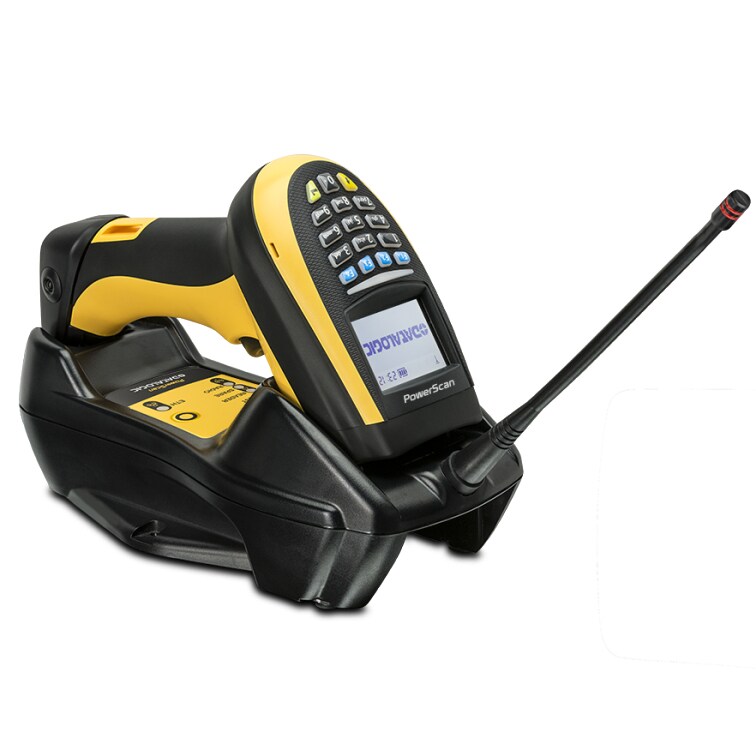 Datalogic PowerScan PM9500 Cordless 2D Barcode Scanner - Yellow/Black