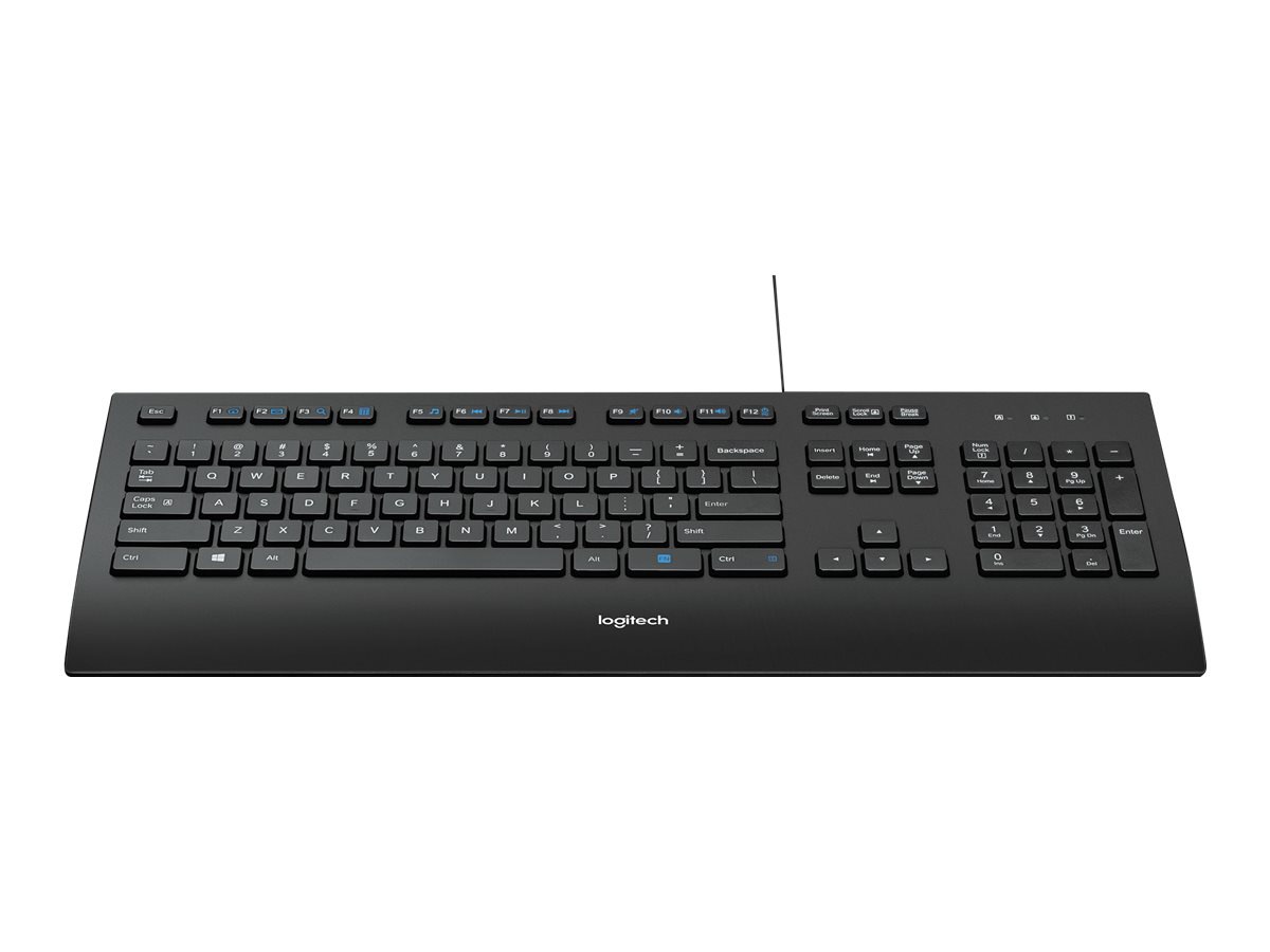 Logitech K280e Pro Comfortable Palm Rest Corded Keyboard