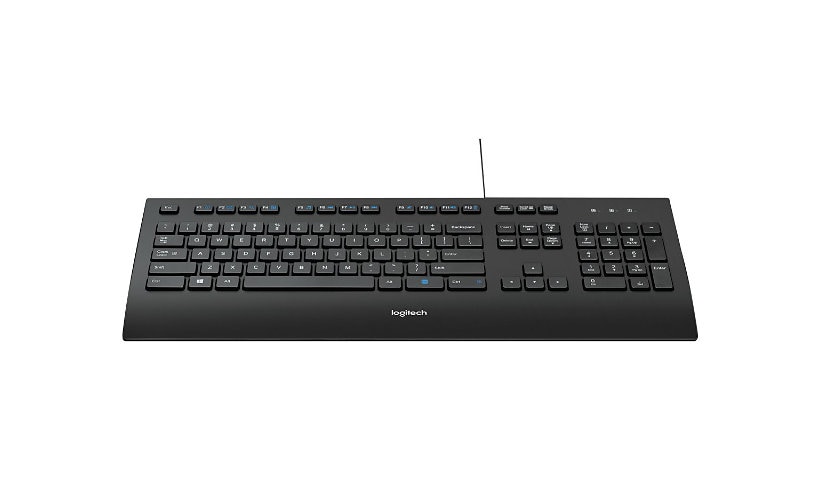 Logitech K280e Pro Comfortable Palm Rest Corded Keyboard