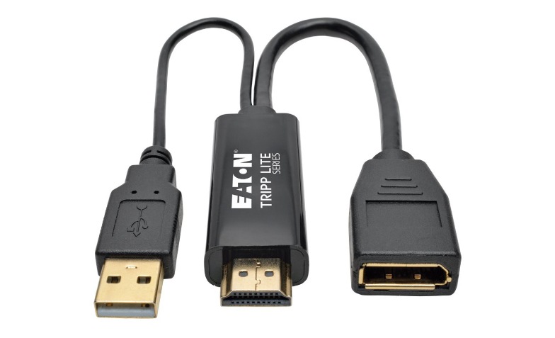 Eaton Tripp Lite Series HDMI to DisplayPort Active Converter 4K with USB  Power, HDMI to DisplayPort (M/F), 4096 x