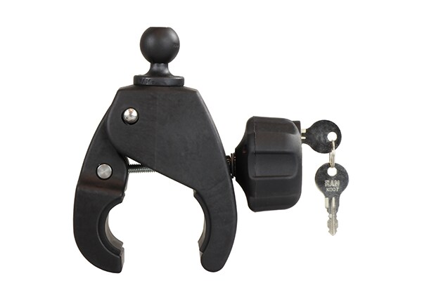 RAM Mounts Large Locking Tough-Claw with 1" Diameter Rubber Ball