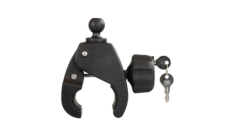 RAM Mounts Large Locking Tough-Claw with 1" Diameter Rubber Ball