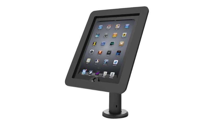 Compulocks Executive Rise iPad 9.7" Counter Top Kiosk 8" Black stand - for tablet - black