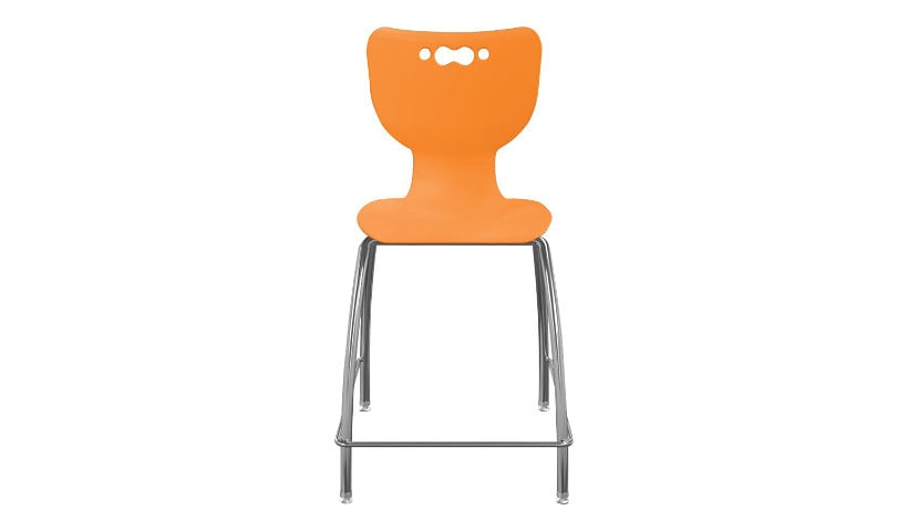 MooreCo Hierarchy - stool - orange