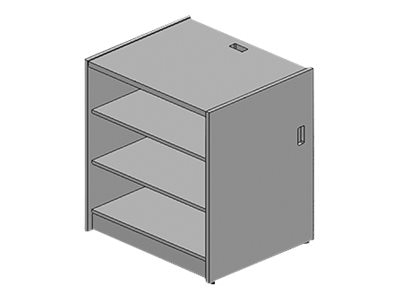 Paragon Infinity Circulation Hinged Door Unit - bookcase