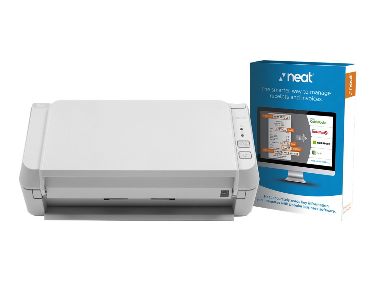 Fujitsu ScanZen Eko+ Powered Scanner with Neat Premium Software