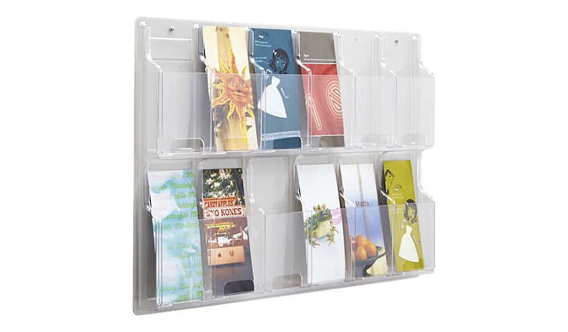 Safco Reveal 5604CL - literature holder - clear